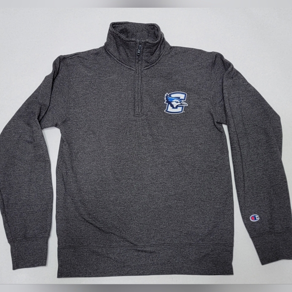 Champion Creighton Bluejays Quarter Zip Pullover Sweatshirt - Picture 1 of 3